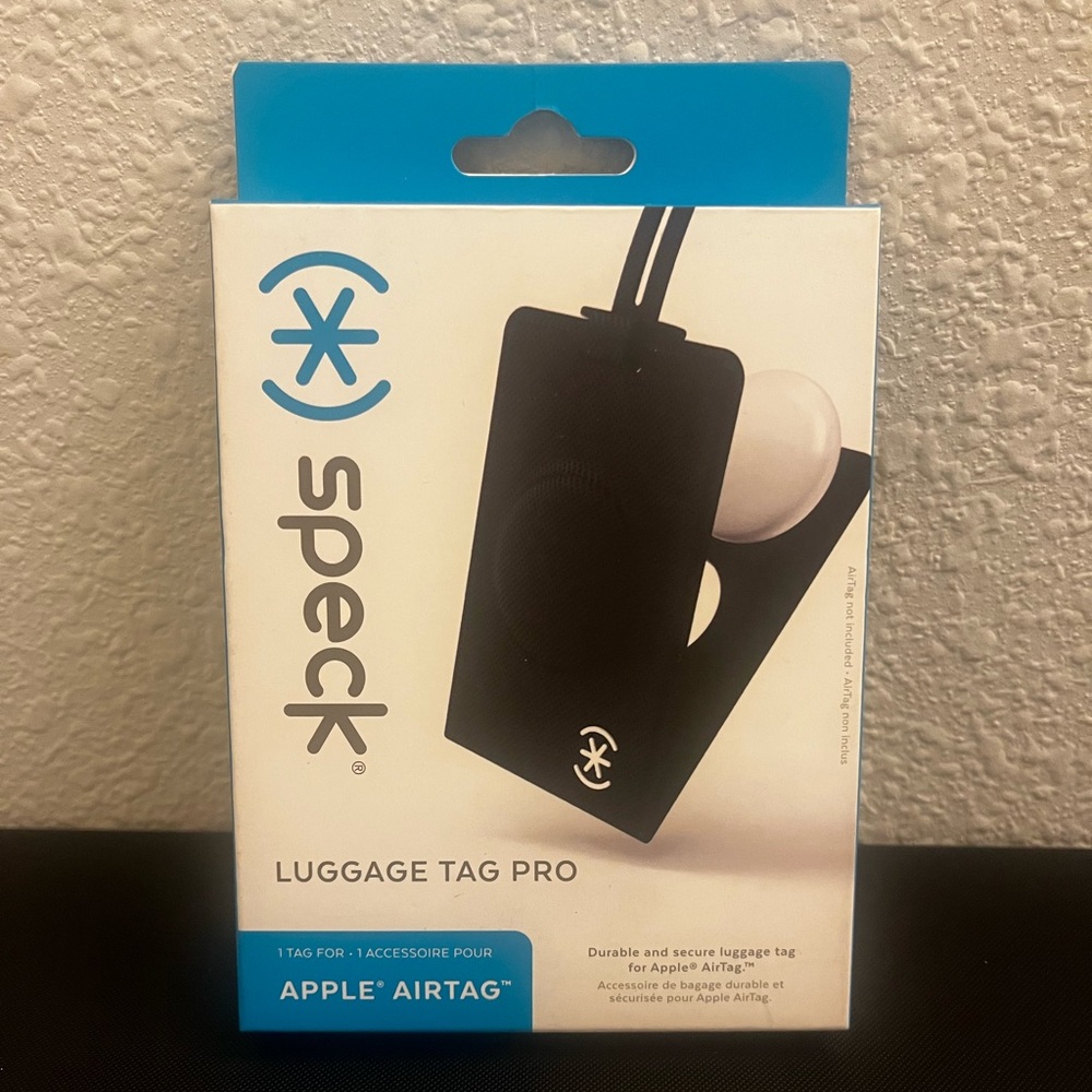 Speck Luggage Tag Pro for Apple AirTag - Black